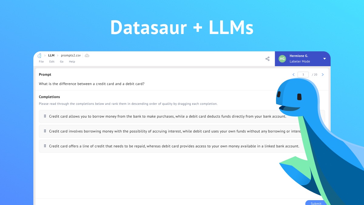 Datasaur пуска инструмент LLM за обучение на персонализирани модели на ChatGPT